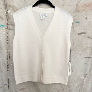 Rachel Zoe 100% 2-Ply Cashmere Sweater Vest